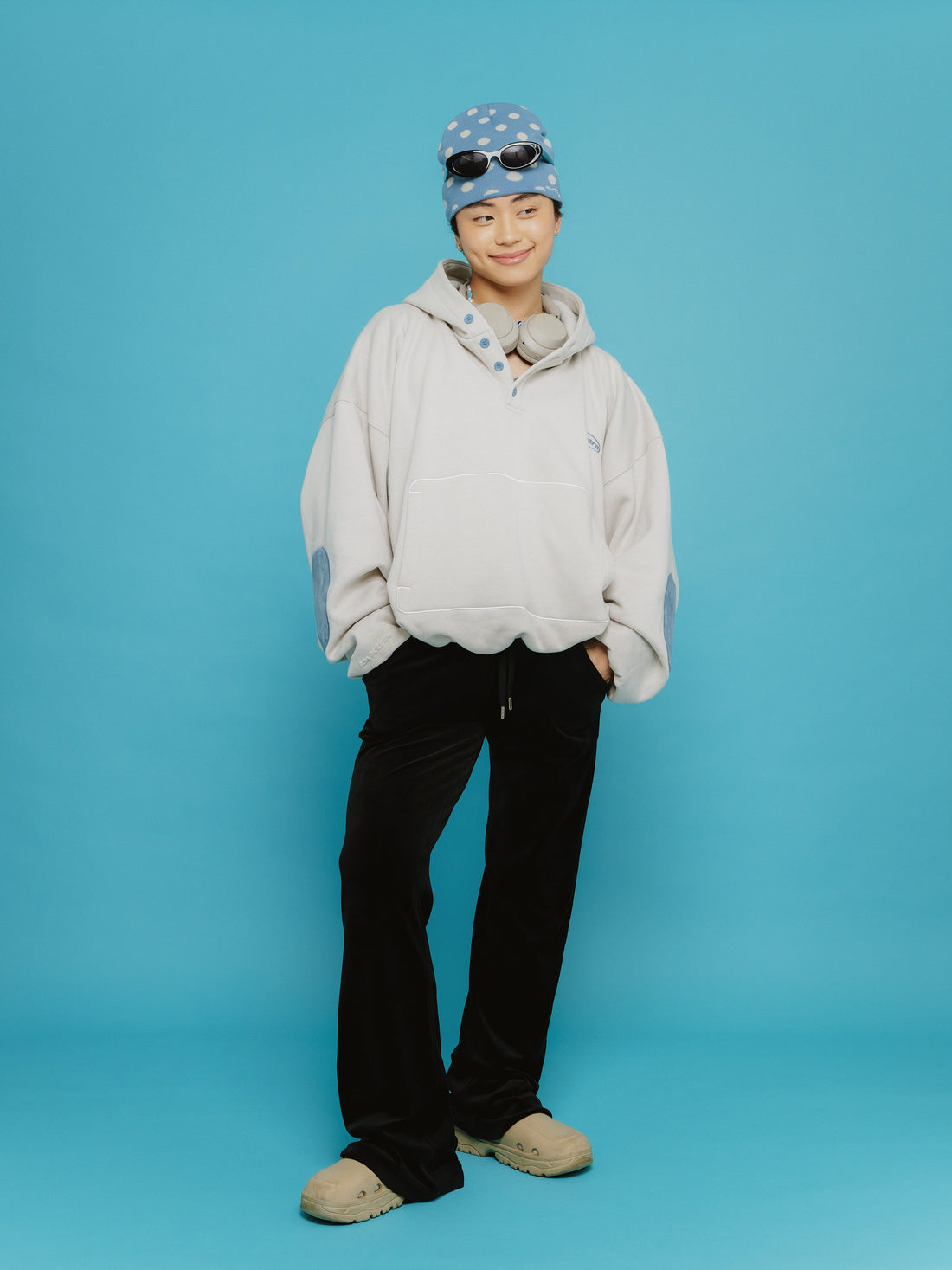 MOONSTONE BALLOON HOODIE