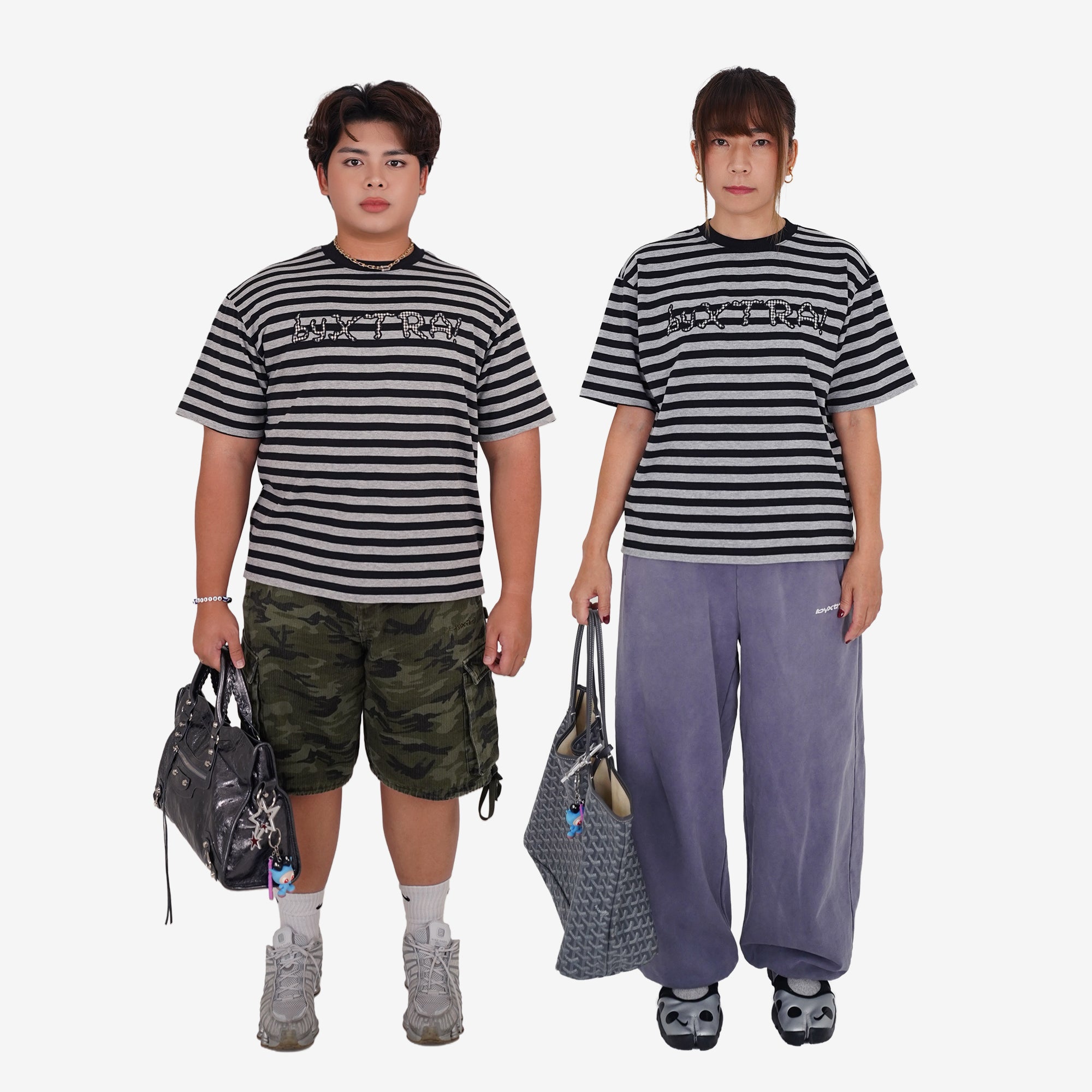 CHECKMATE STRIPE TEE