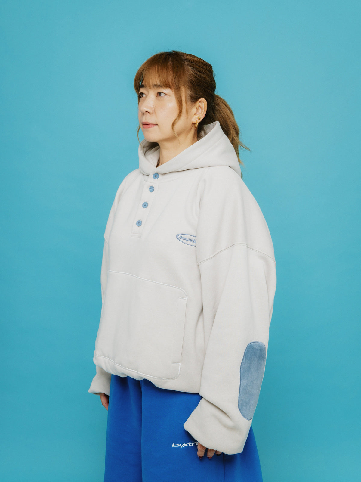 MOONSTONE BALLOON HOODIE