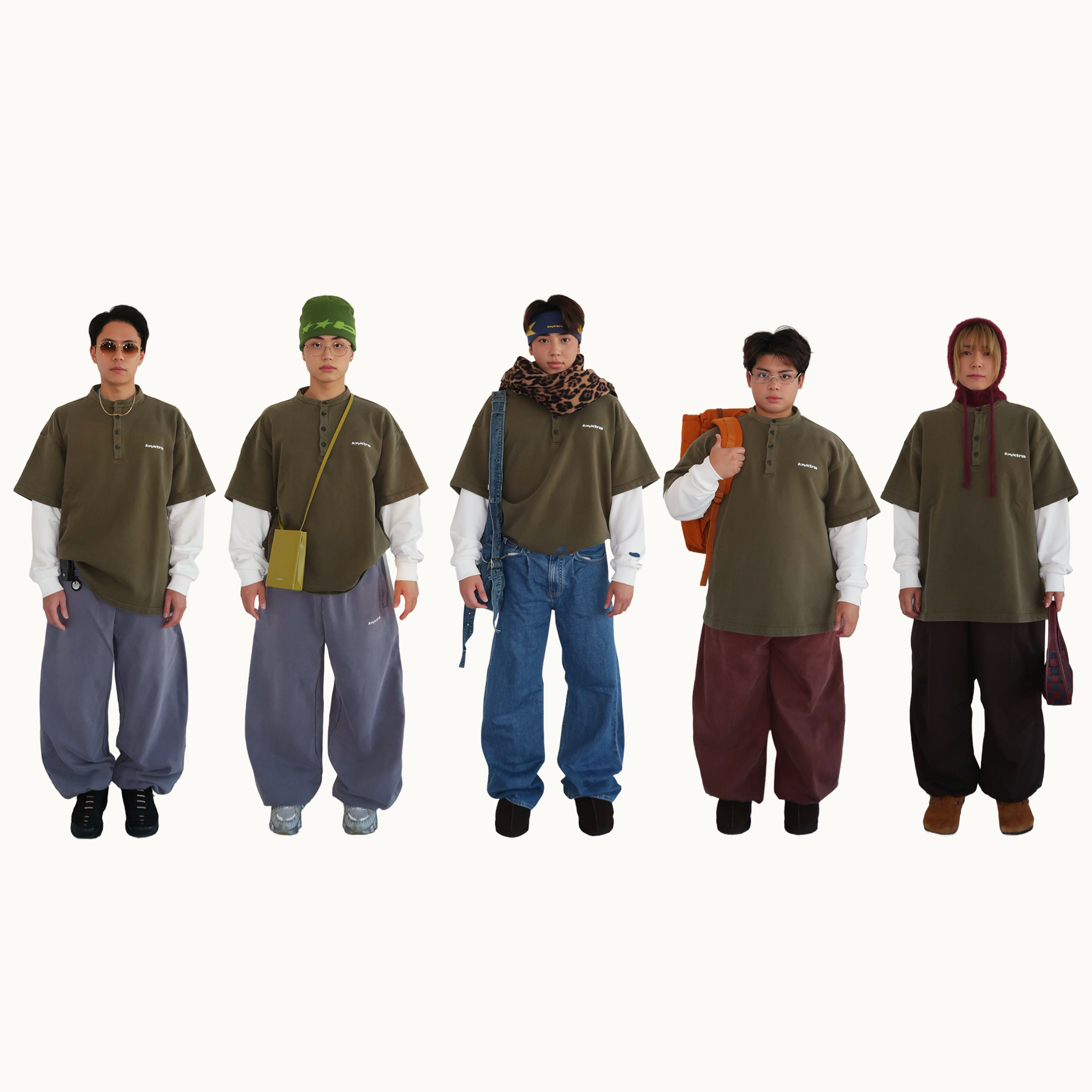 FAUX SHELL LONG SLEEVE