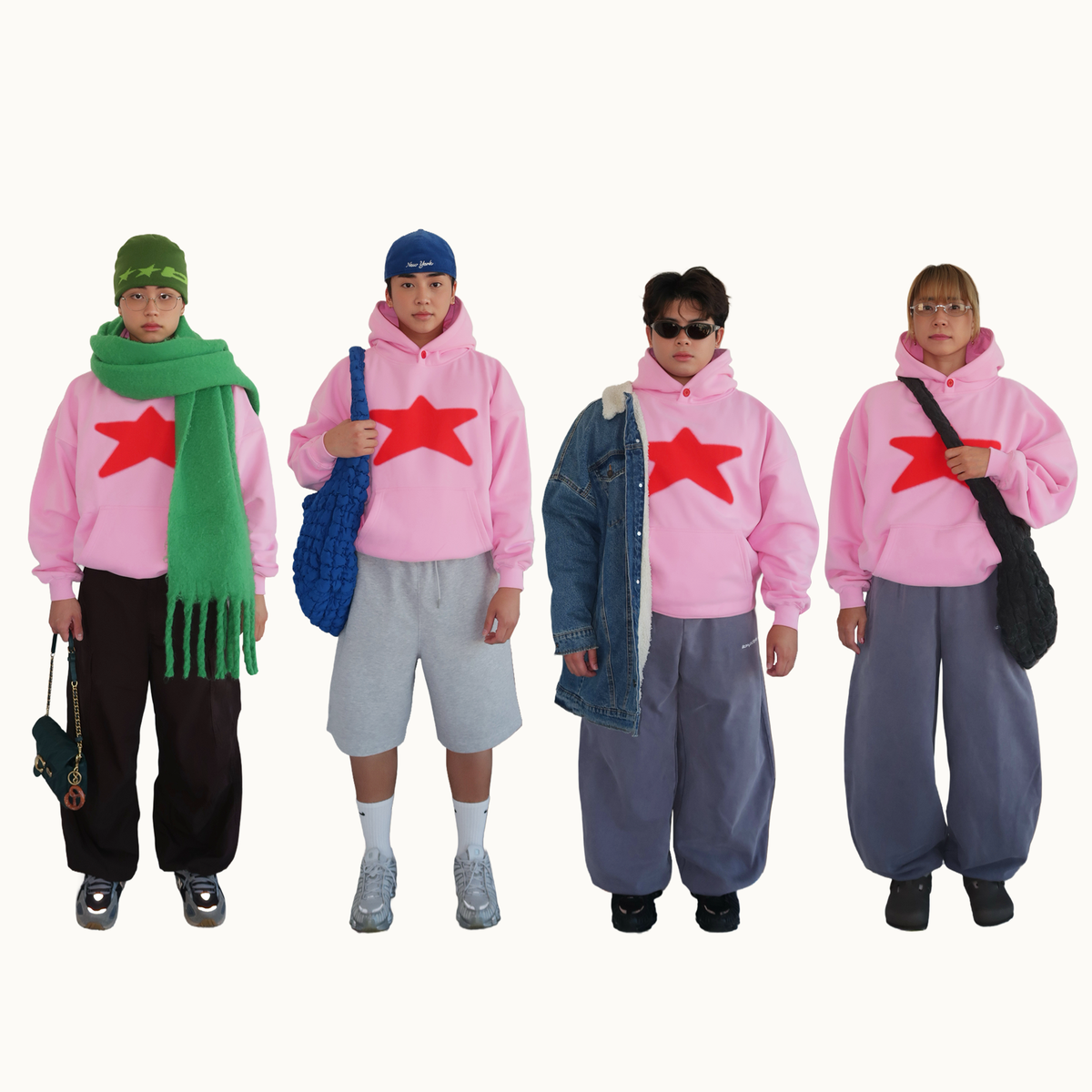PINK STARGAZER HOODIE