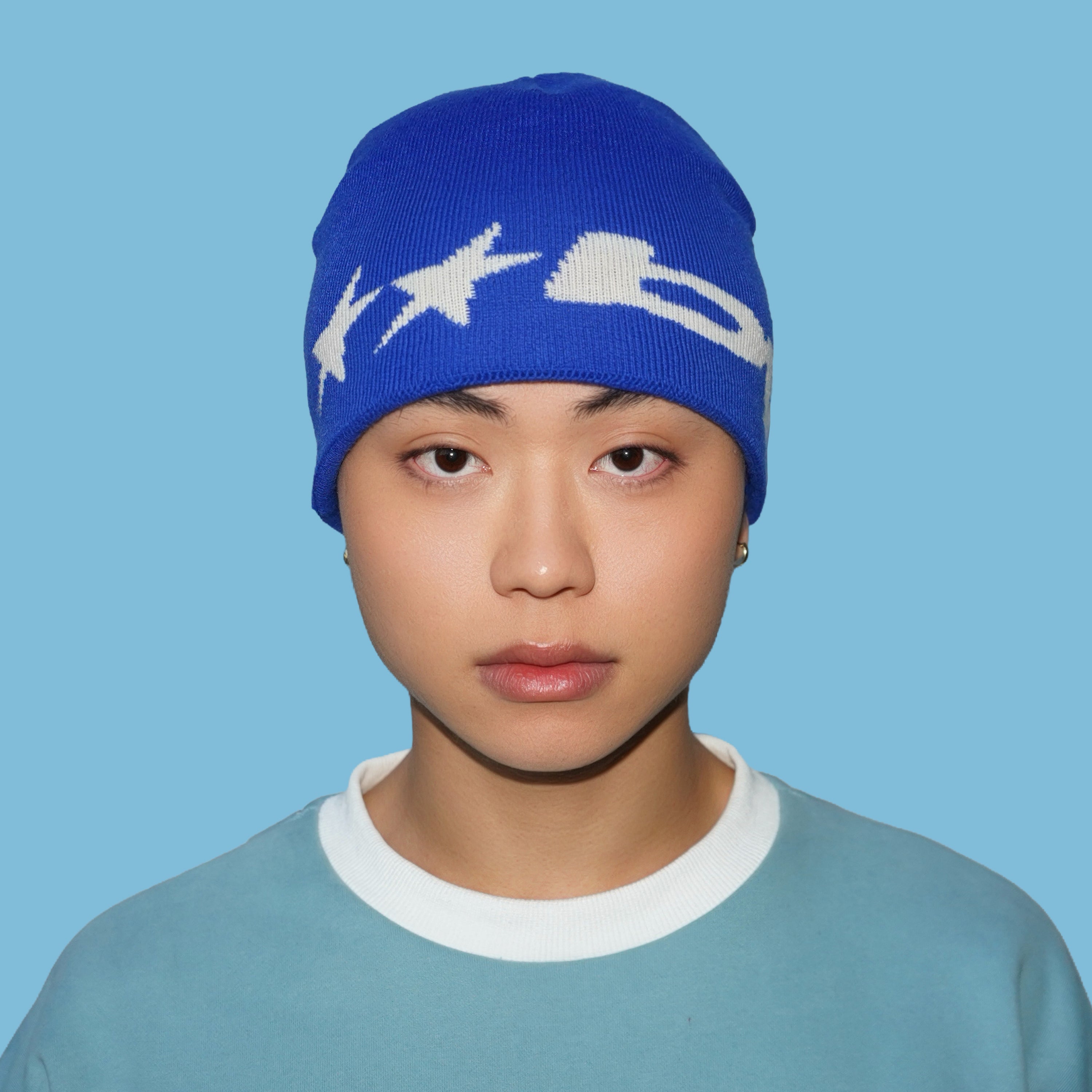 LAPIS SATIN BEANIE